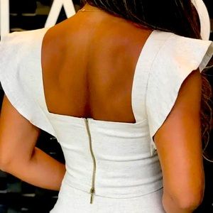 Conjunto de pantalones de tiro alto